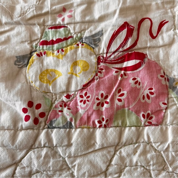 50”x55” Hand QuiltedVintage Baby Quilt. - Picture 5 of 16